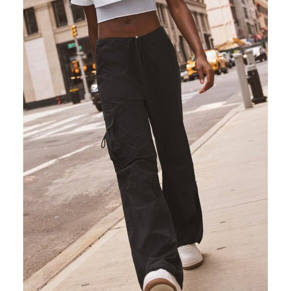 Alo Megastar Cargo Pants Black High OR Low Rise Hiking Utility Track Joggers M - Picture 10 of 16